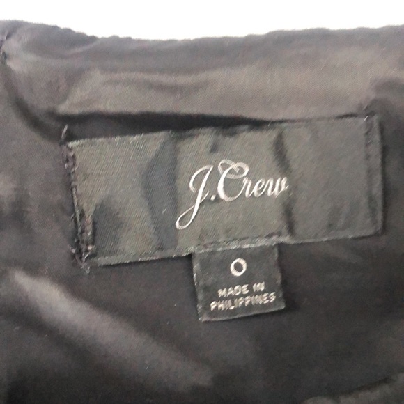 🌟 NWOT J. Crew Sheath Dress, Black, Size 0 - Picture 6 of 10